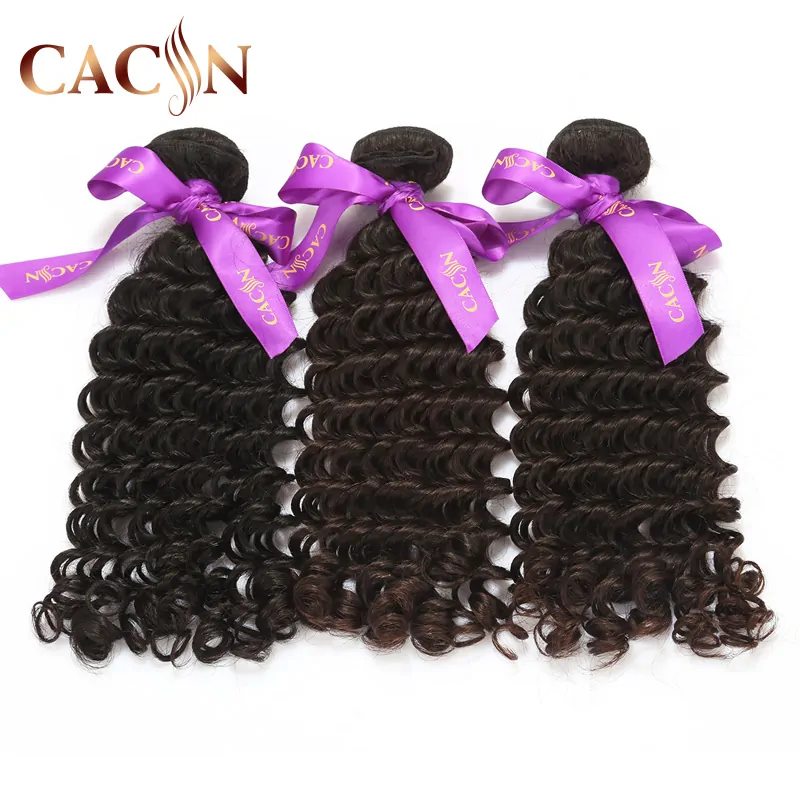 Indian curly hair deep curly 3 & 4 bundles, raw virgin hair weave, free shipping